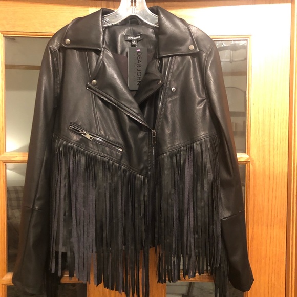 NWT Dear John Talin Fringed Jacket - Picture 4 of 6